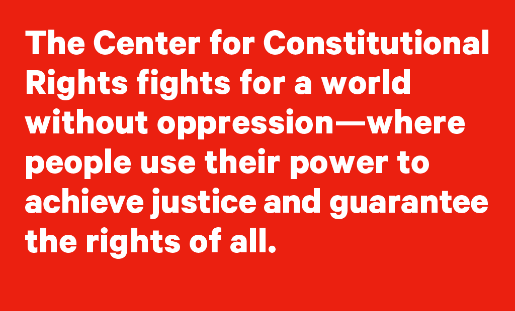 The Center for Constitutional Rights vision statement