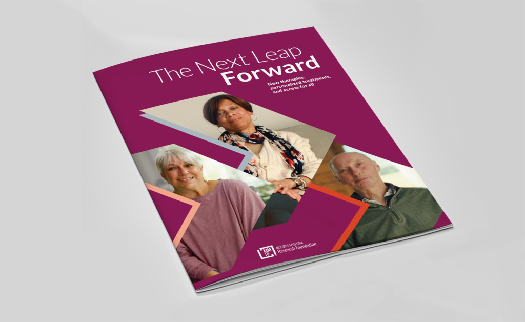 The campaign concept speaks to MMRF's determination and leadership in the myeloma community.