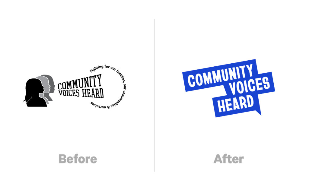 CVH logo before and after